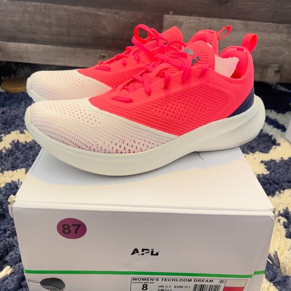NIB NEW APL Women's Techloom Dream Ivory Magenta Roayl Navy Size 8 - Picture 1 of 9